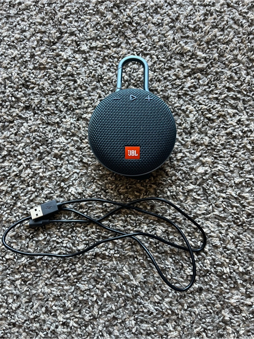 JBL Clip 3 Portable Bluetooth Speaker - Black